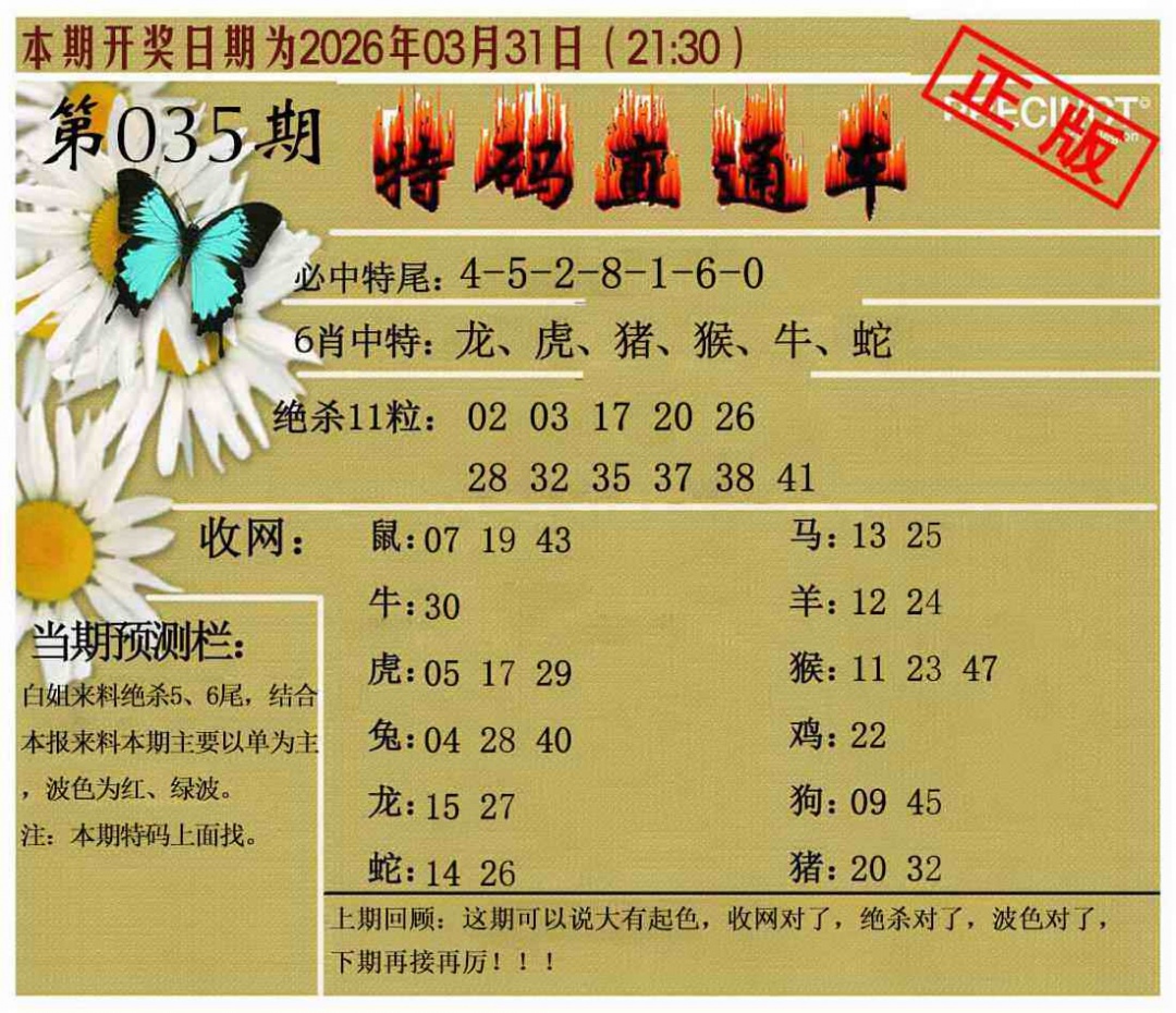 035期特码直通车[图]